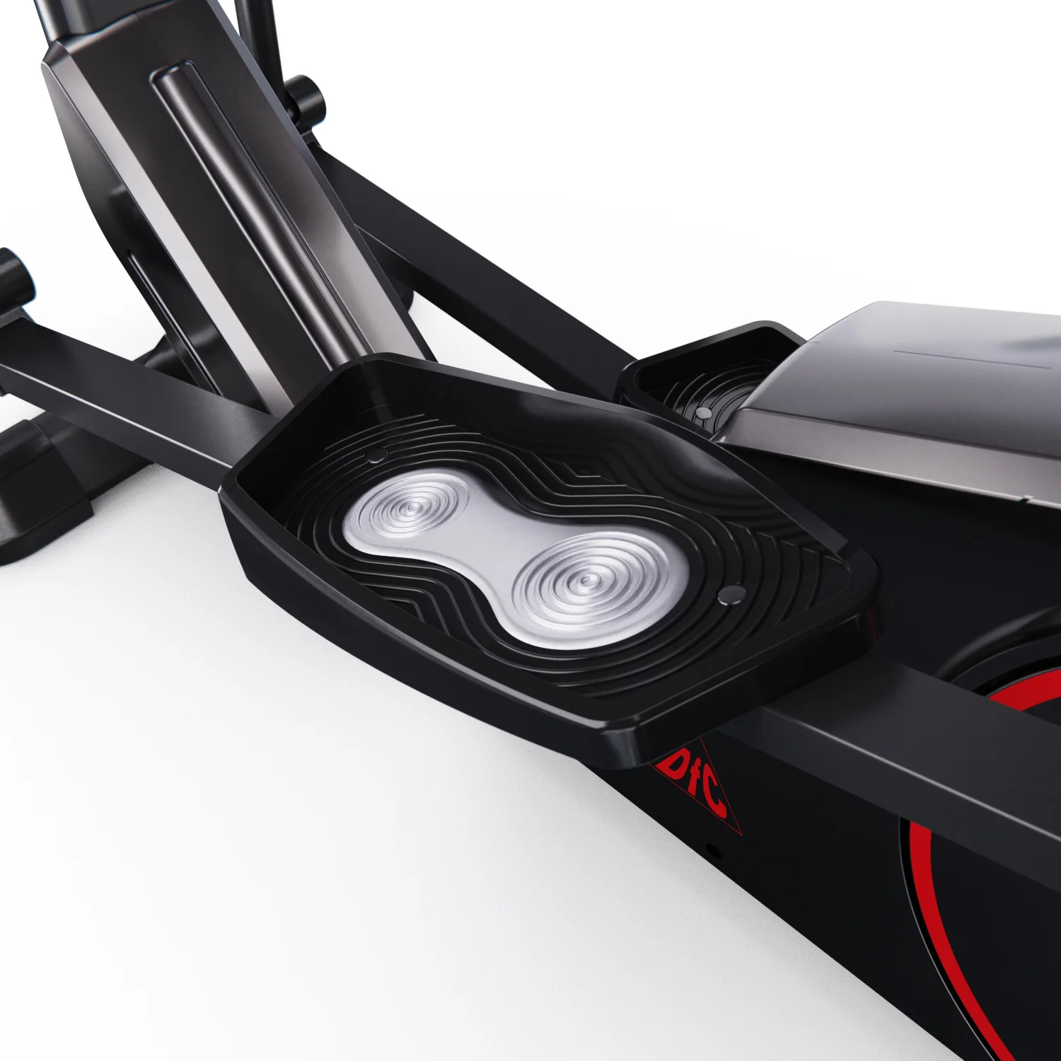 Реальное фото Эллиптический тренажер DFC E97602 магн.эл.привод от магазина Спортев