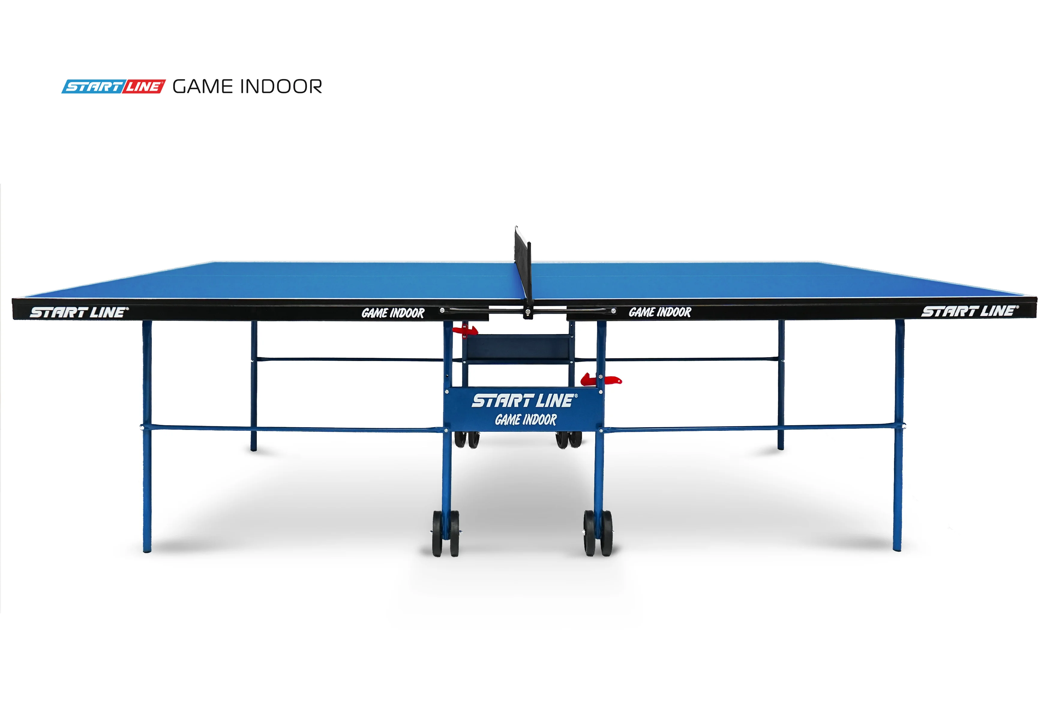 Реальное фото Стол теннисный Game с сеткой Синий от магазина Спортев