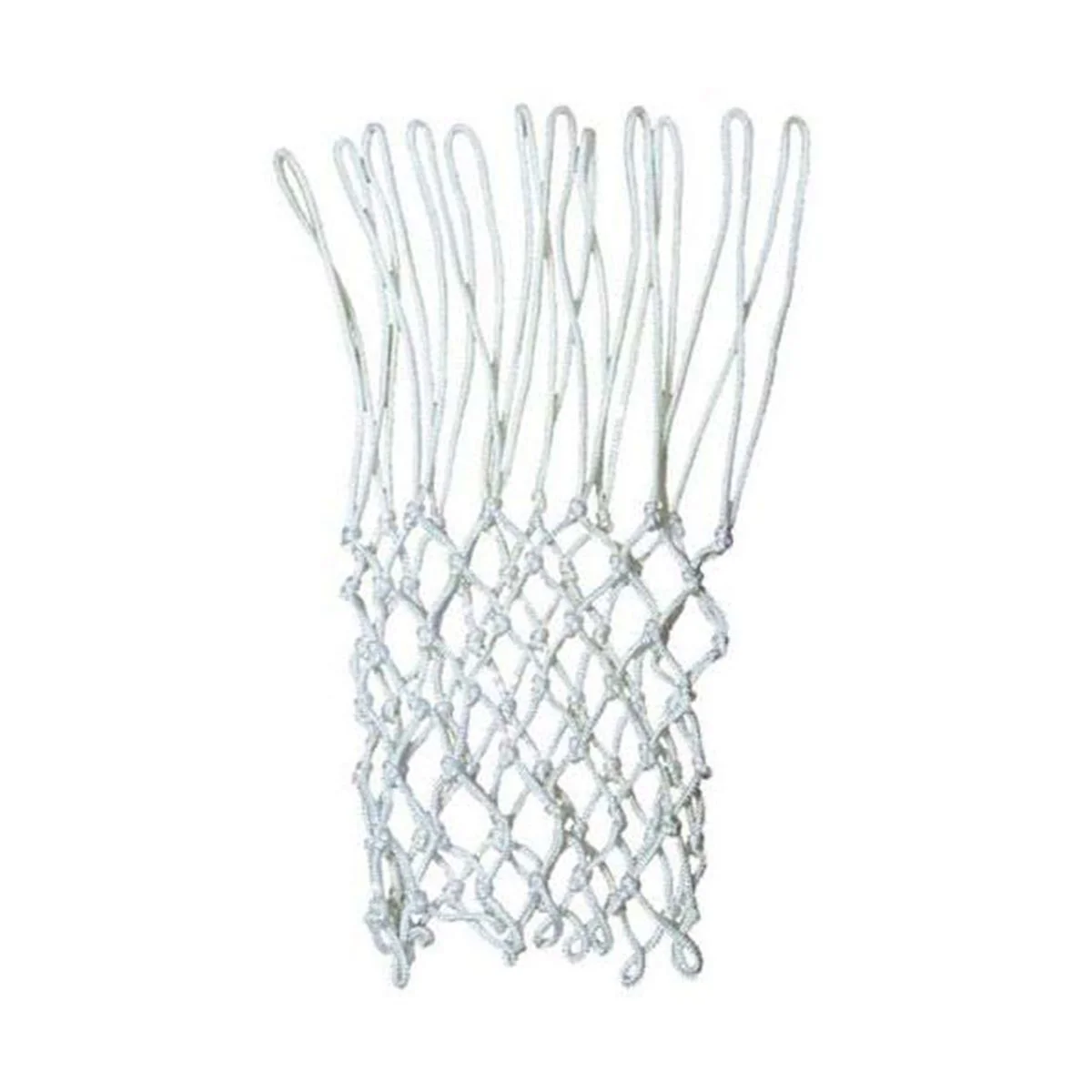 Реальное фото Сетка баскетбольная, D-2,6 мм, белая от магазина Спортев