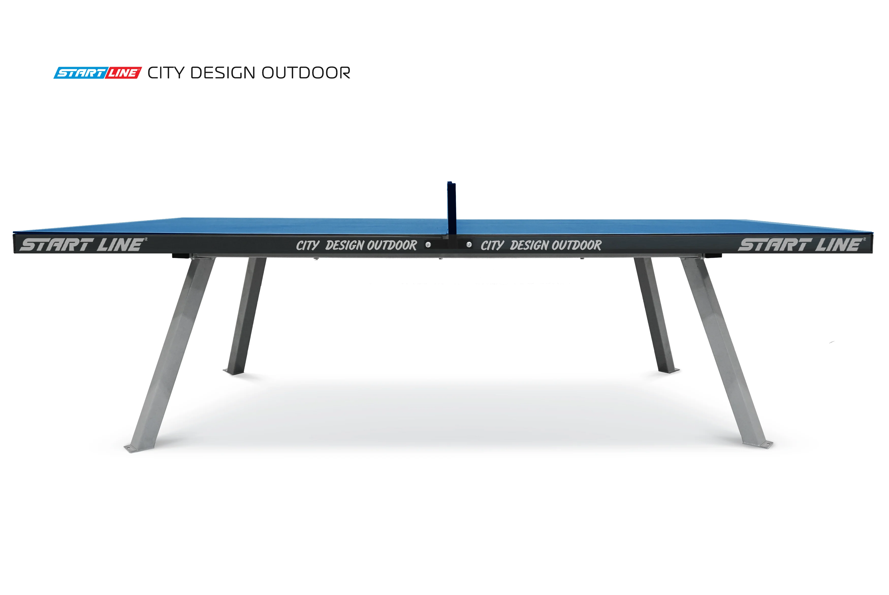 Реальное фото Стол теннисный City DESIGN Всепогодный Синий от магазина Спортев
