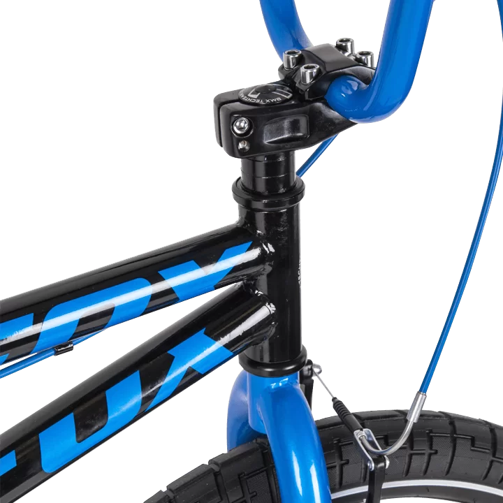 Реальное фото Велосипед BMX TechTeam Fox 20" (2023) черно-бирюзовый/бирюзовый 370014 от магазина СпортЕВ