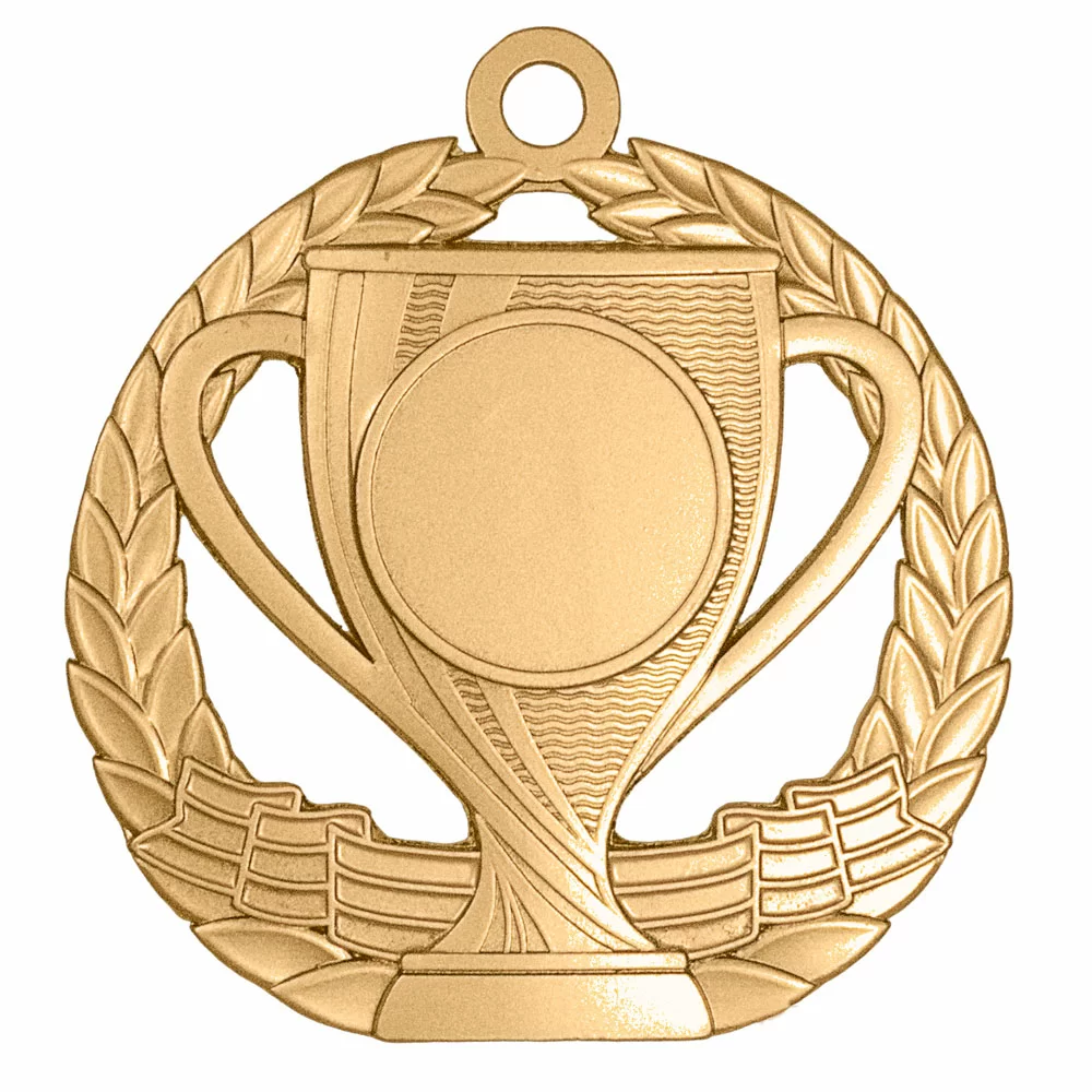 Реальное фото Медаль MZ 33-70/GM (D-70мм, D-25мм, s-2,5мм) от магазина СпортЕВ