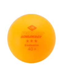 Мяч для настольного тенниса Donic-Schildkrot 3* Exclusive оранжевый (1 шт) 3358