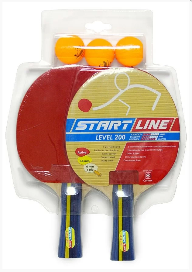 Реальное фото Набор для настольного тенниса Start Line Level 200 61-300 от магазина СпортЕВ