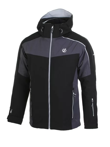 Реальное фото Куртка Intermit Jacket (Цвет 06N, Черный/Серый) DMP433 от магазина СпортЕВ