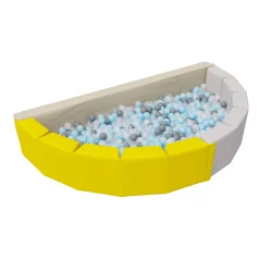 Сухой бассейн Romana «Ломтик» (pastel), 300 шариков (Grey mix) ДМФ-МК-12.47.01 (pastel)