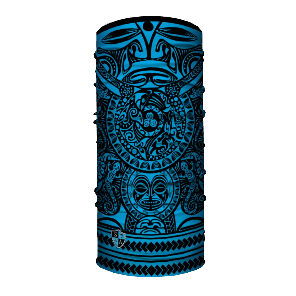 Реальное фото Шарф-маска (гейтер) SA Co. polynesian tribal blue SA-50323 от магазина СпортЕВ