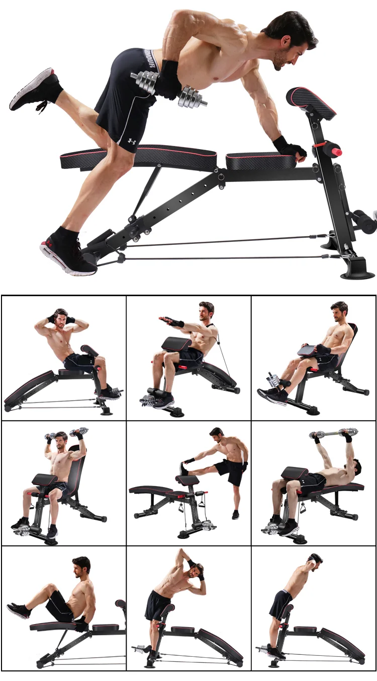 Реальное фото Скамья многофункциональная VictoryFit VF-T21 от магазина Спортев