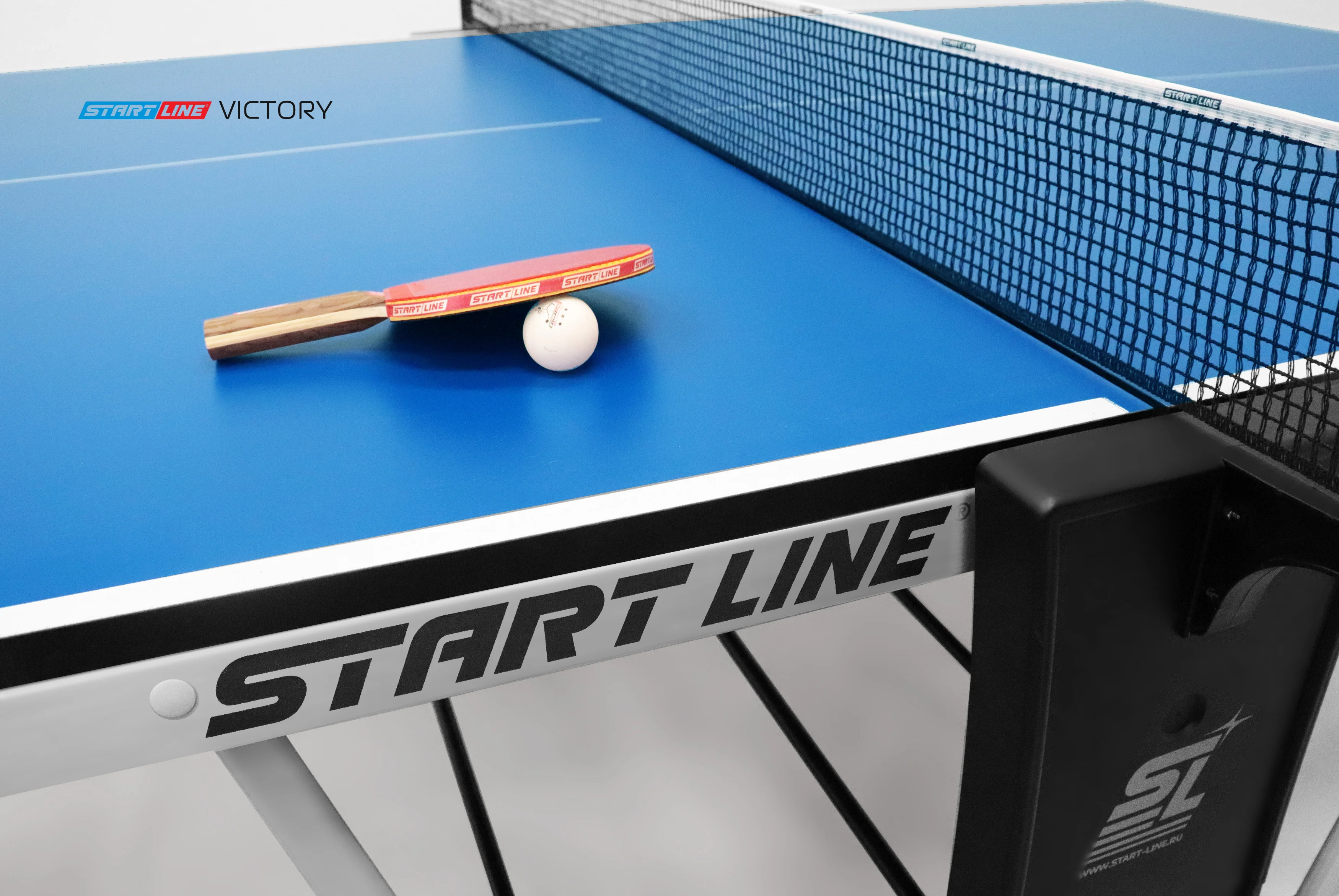 Реальное фото Стол теннисный VICTORY Синий от магазина Спортев