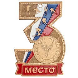 Медаль MZP 560-70/BM зимние виды спорта (45х70мм, D-25мм, s-2,0 мм)