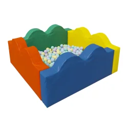 Сухой бассейн Romana «Волна» (стандартный), 300 шариков (Zefir mix) ДМФ-МК-06.14.00 (стандартный)