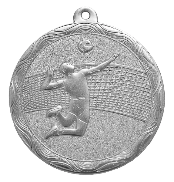 Реальное фото Медаль MZ 81-50/S волейбол (D-50 мм, s-2 мм) от магазина СпортЕВ