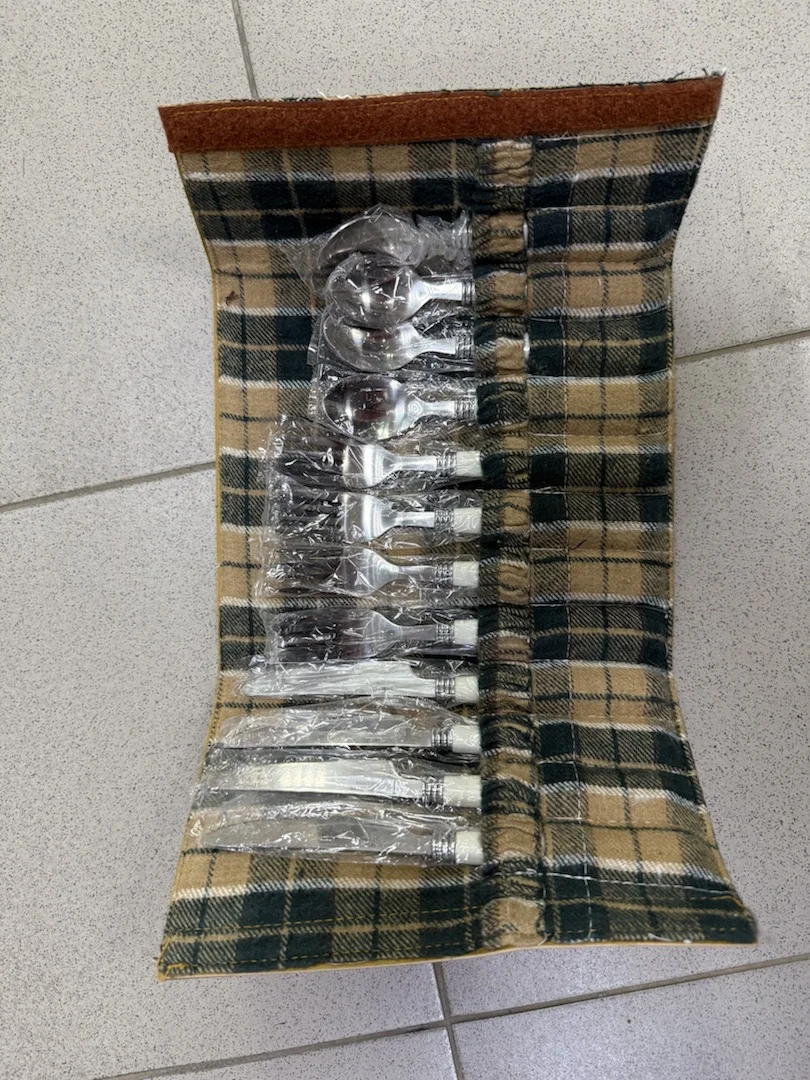 Реальное фото Набор приборов для пикника YZ 1 2198 от магазина Спортев