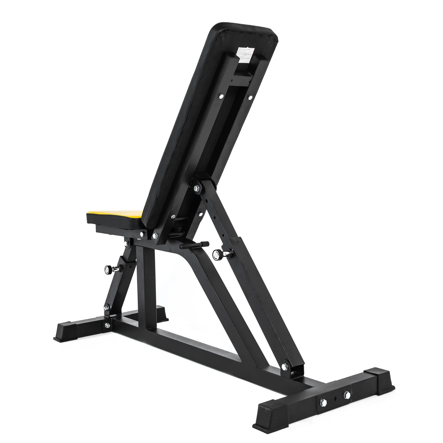 Реальное фото Скамья силовая универсальная DFC yellow DZ003Y от магазина Спортев