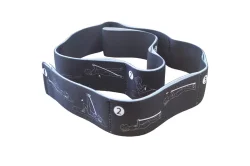 Эспандер эластичная лента FIT-90 4х90 см с прошитыми петлями для захвата черный D34415