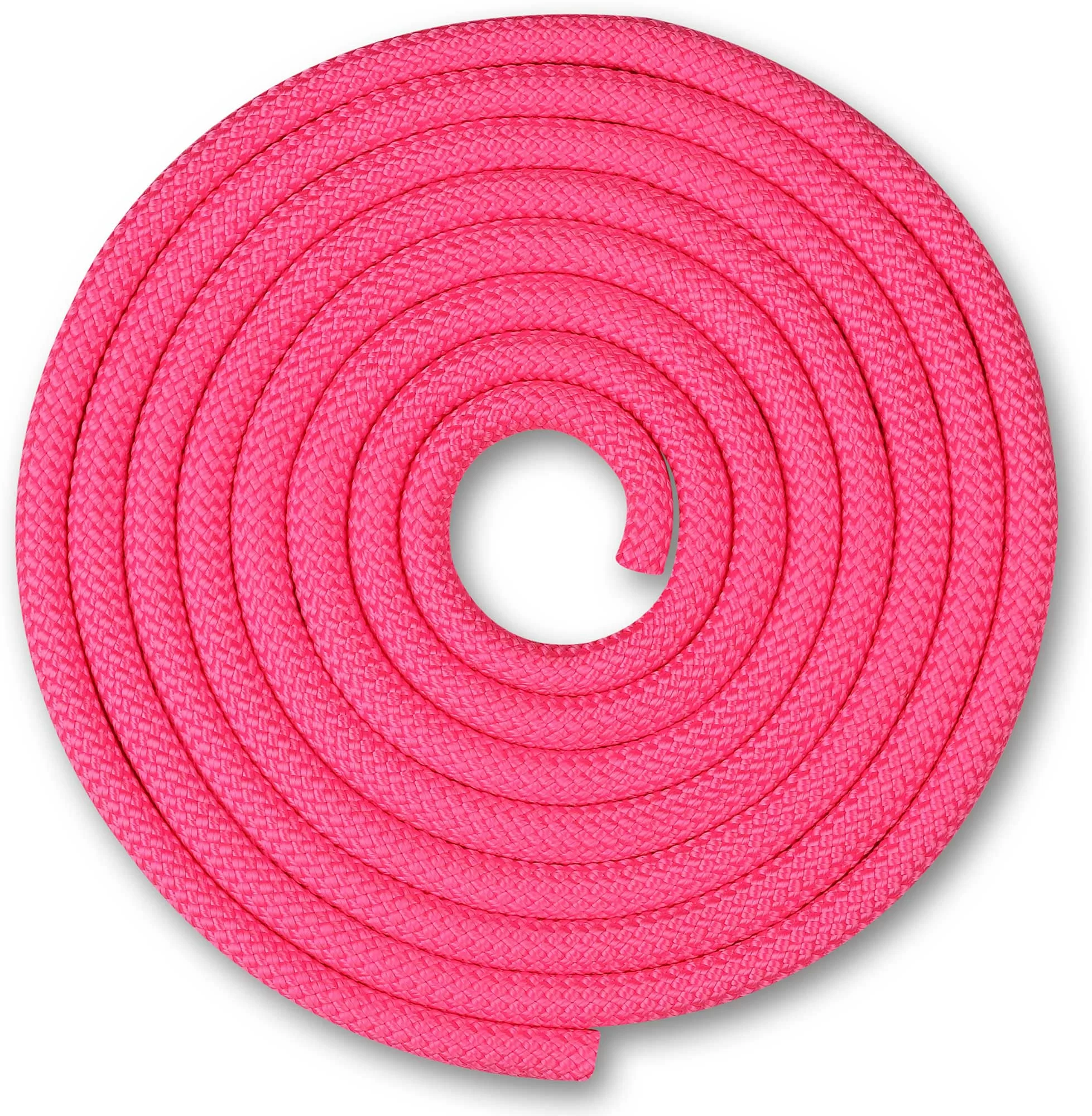 Реальное фото Скакалка гимнастическая утяж. Indigo 2.5 м 150 г розовая SM-121 от магазина СпортЕВ