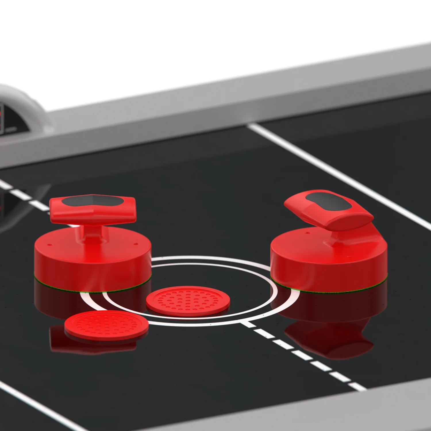 Реальное фото Игровой стол - аэрохоккей DFC PLUM AT-330 от магазина Спортев