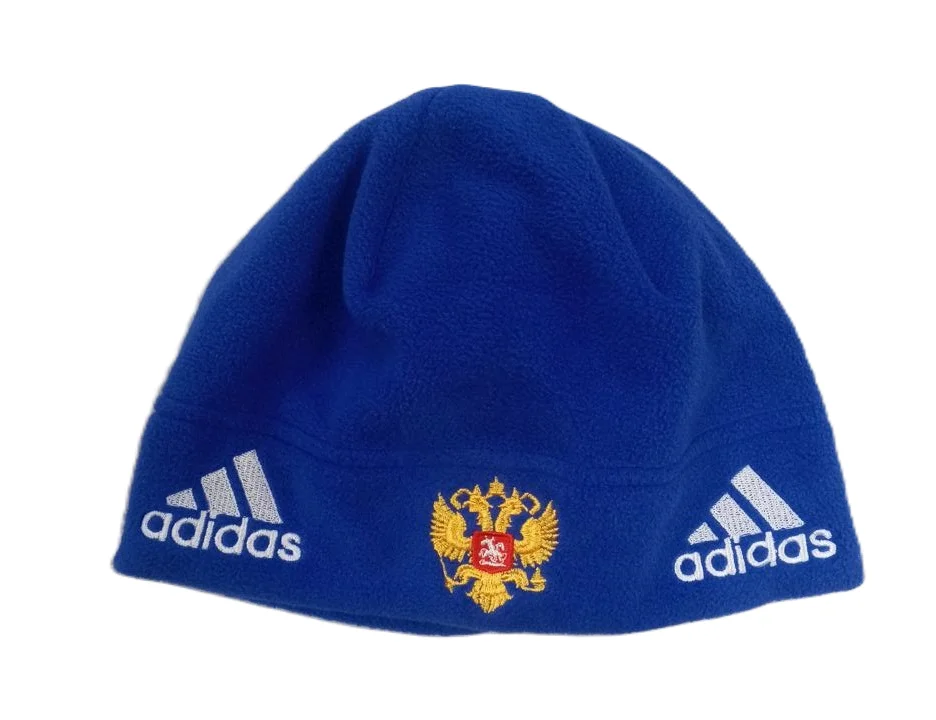 Реальное фото Шапка с лого Adidas синий EV180708-BLU от магазина Спортев
