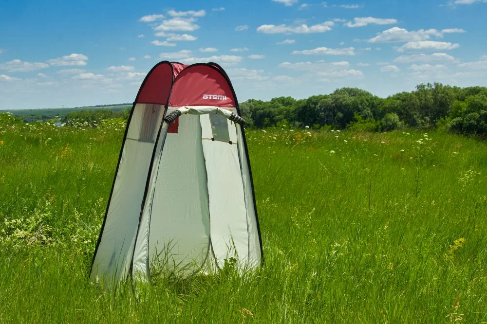 Реальное фото Тент д/душа,туалета ATEMI DT-1G от магазина Спортев