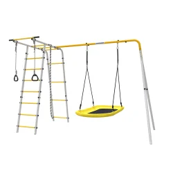 ROMANA Полянка Плюс 2 (желтый/серый) (с качелями лодка) 103.20.08+1.Д-26.08