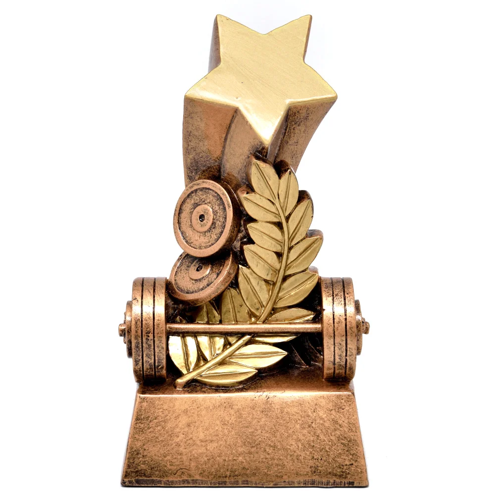 Реальное фото Фигура XCE33583 тяжелая атлетика (H-12,5 см) от магазина Спортев