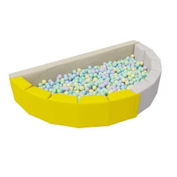 Сухой бассейн Romana «Ломтик» (pastel), 300 шариков (Zefir mix) ДМФ-МК-12.47.01 (pastel)