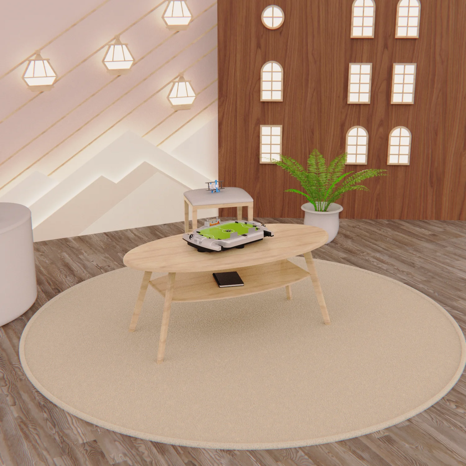 Реальное фото Игровой стол - футбол DFC SB-ST-2511 от магазина Спортев