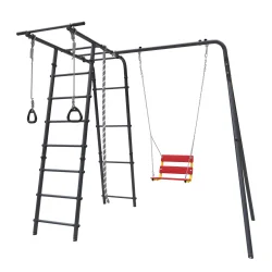 ROMANA Полянка (антрацит) (с цепными качелями) 103.26.07+1.Д-26.02