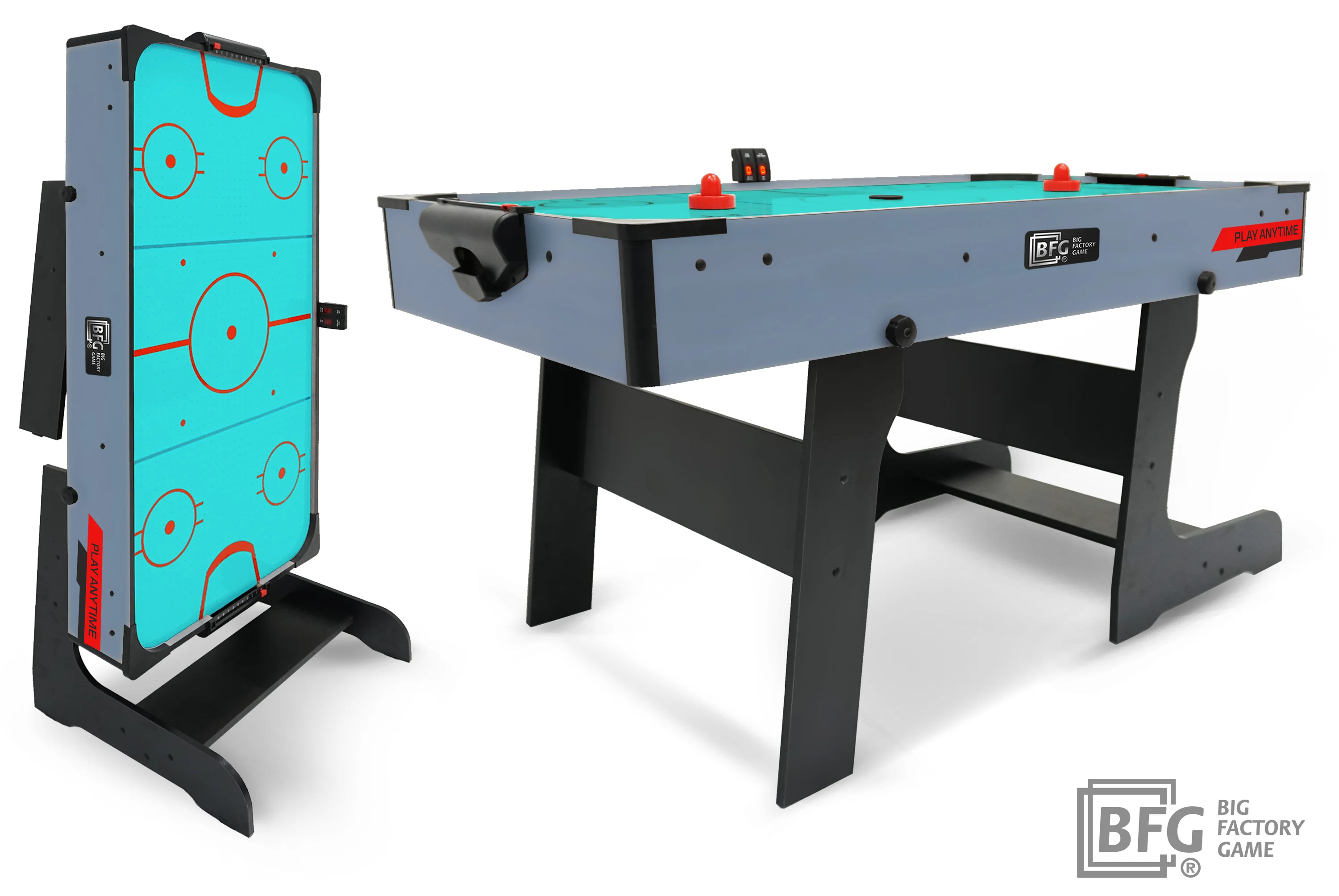 Реальное фото Аэрохоккей BFG Ice Transform 5 (Индиго) от магазина Спортев