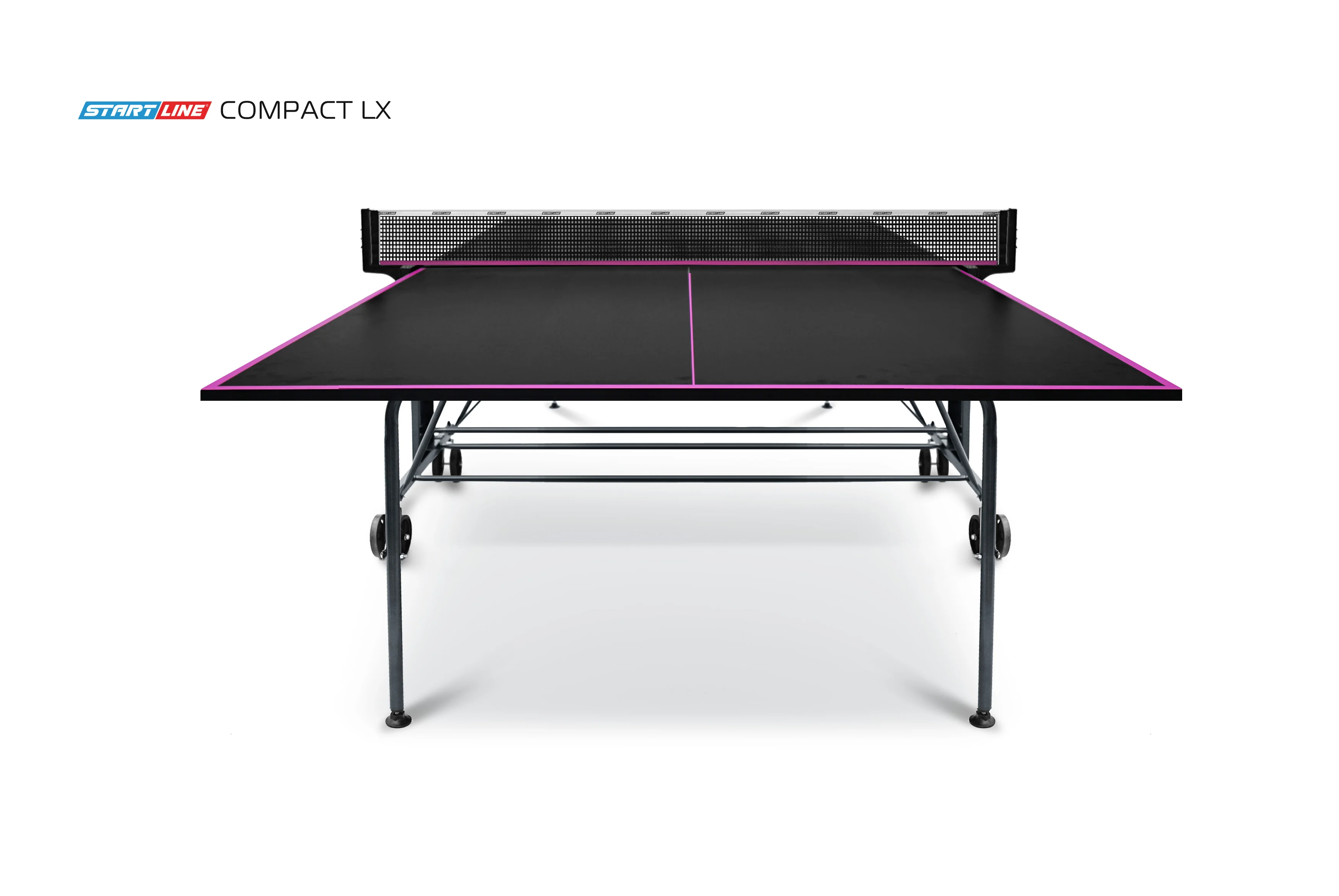Стол теннисный Compact LX Black Реальное фото Стол теннисный Compact LX Black от магазина Спортев