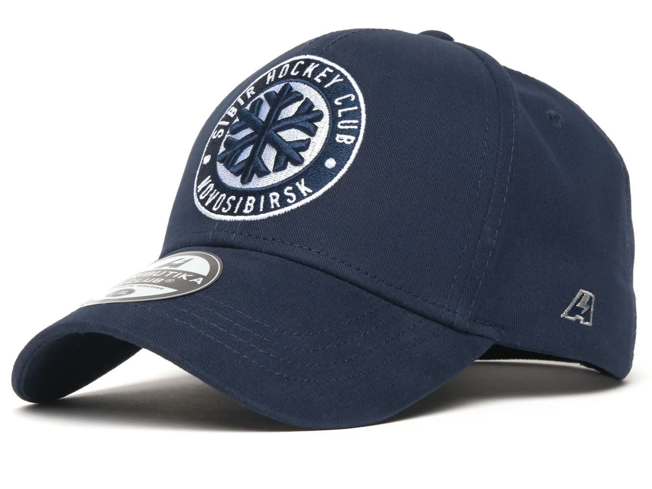 Реальное фото Бейсболка ХК Сибирь синяя р.55-58 10182 от магазина Спортев
