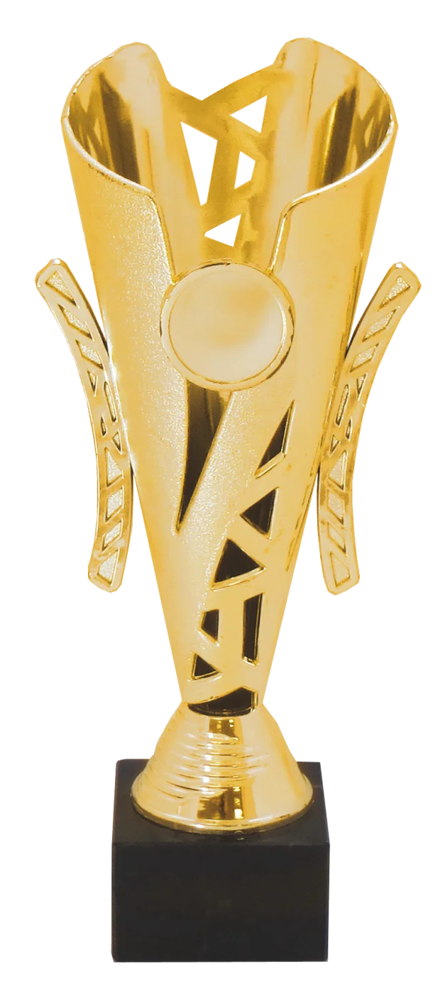 Реальное фото Кубок KB 9007 B/G (H-17 см) от магазина Спортев