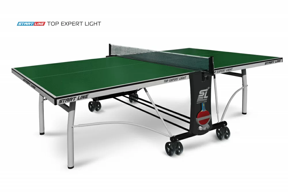 Реальное фото Теннисный стол Start Line Top Expert Light green от магазина СпортЕВ