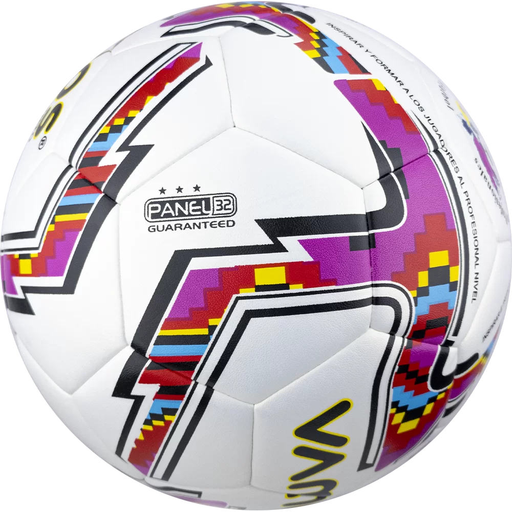 Реальное фото Мяч футбольный Vamos Viento 32П №5 BV-0721-VTO от магазина СпортЕВ
