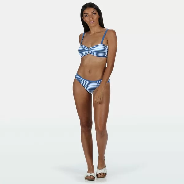 Реальное фото Топ купальный Aceana Bikini III (Цвет V0S, Синий/белый) RWM016 от магазина СпортЕВ