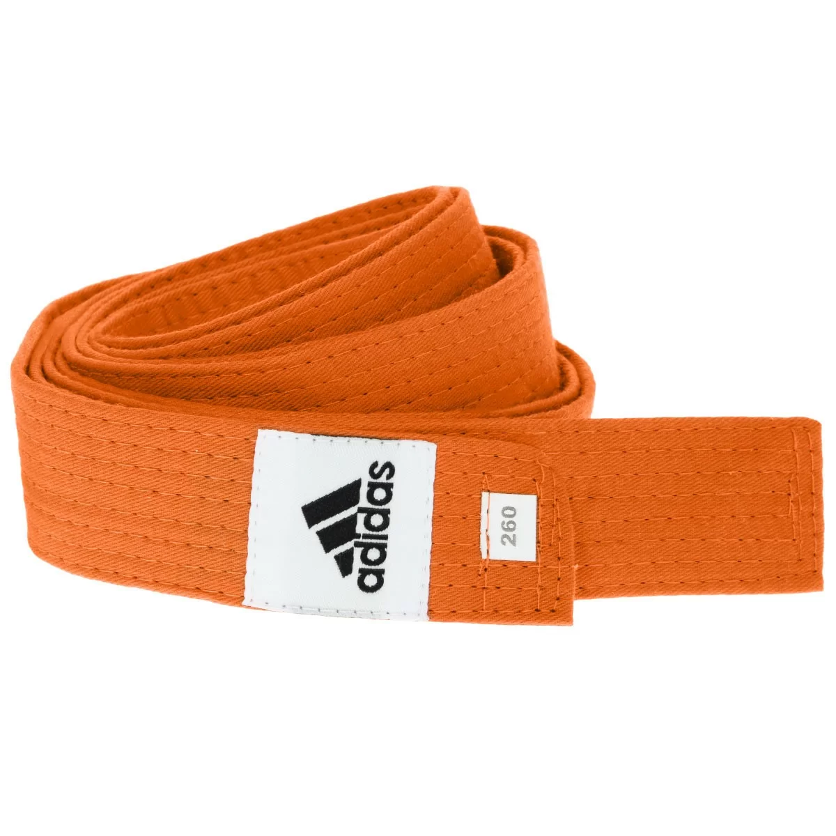 Реальное фото Пояс для единоборств 2.6 м Adidas Club оранжевый adiB220 от магазина СпортЕВ