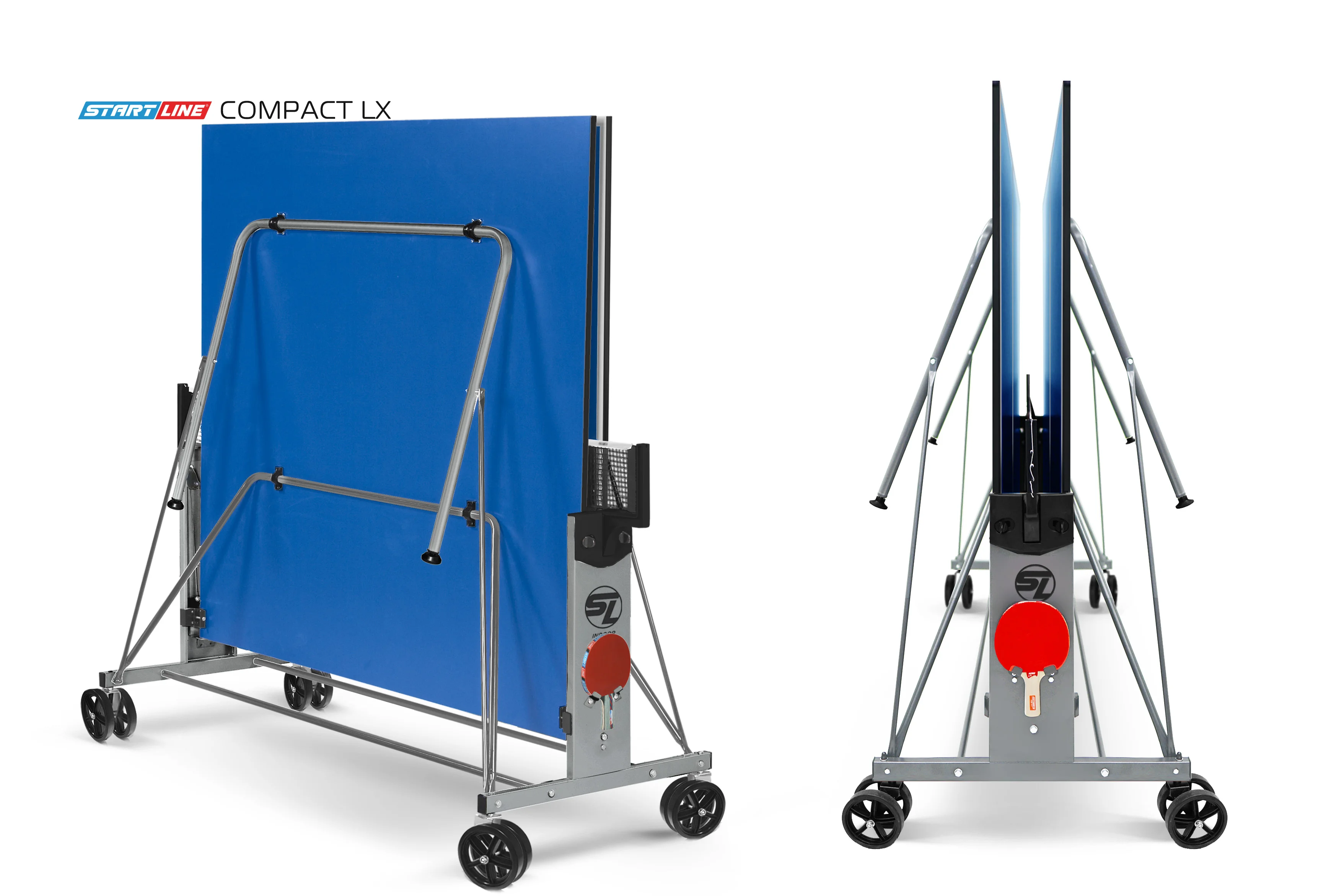 Реальное фото Стол теннисный Compact LX Синий NEW от магазина Спортев