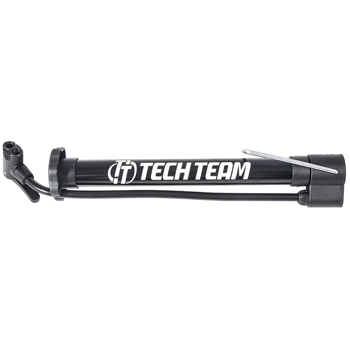 Реальное фото Насос Tech Team THP-9918 стационарный мини 3х32 см алюминиевый черный от магазина СпортЕВ