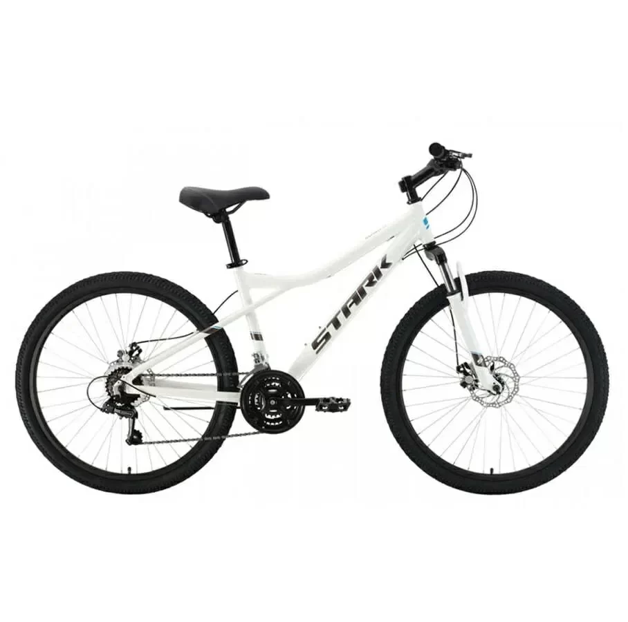 Реальное фото Велосипед Stark Slash 26 1 D (2021) белый/серый от магазина СпортЕВ