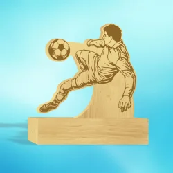 Приз NF002 футбол (дерево, H-190 мм)