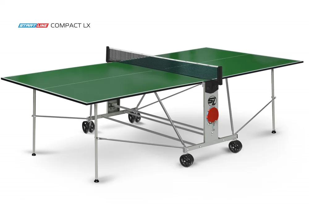 Реальное фото Стол теннисный Compact LX Зелёный NEW от магазина Спортев