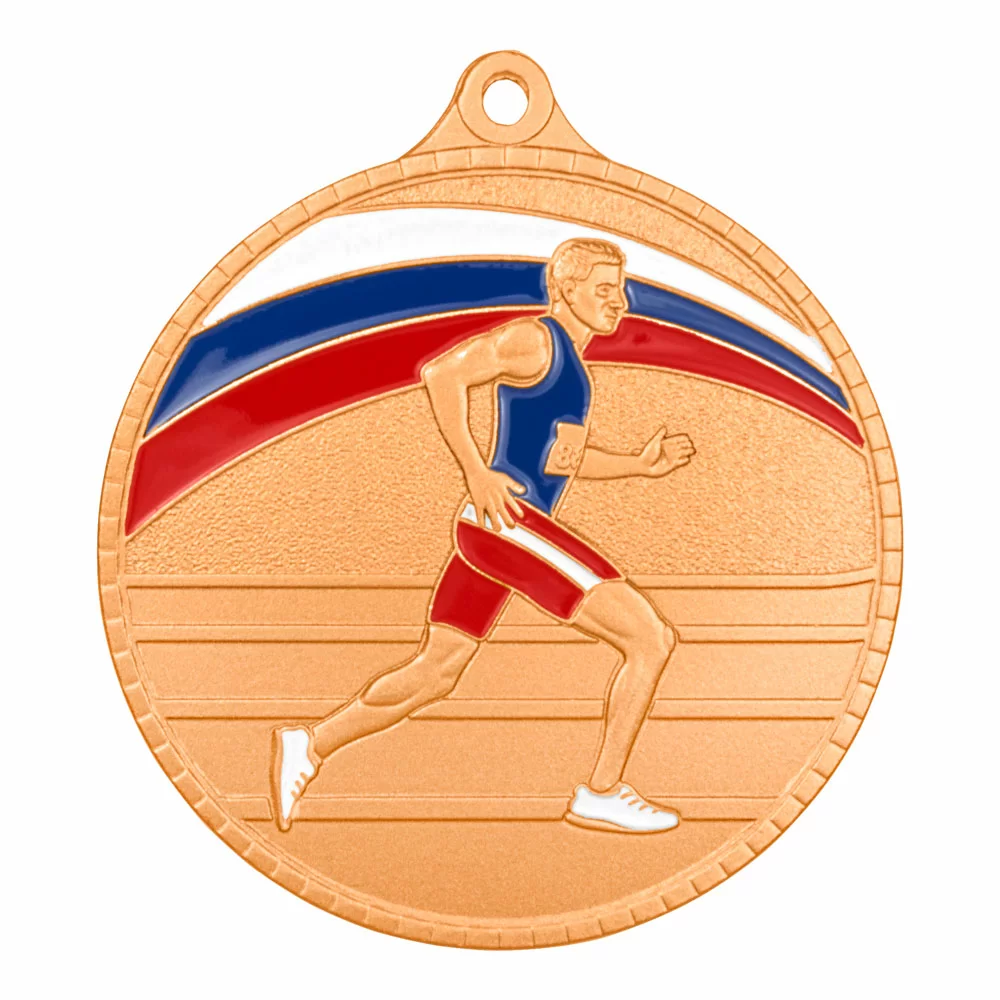Реальное фото Медаль MZP 592-55/В бег муж (D-55мм, s-2 мм) от магазина Спортев