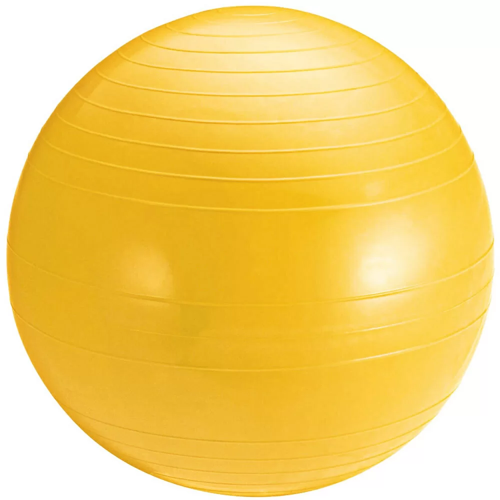 Реальное фото Фитбол 75 см FBA-75-1 Anti-Burst желтый от магазина СпортЕВ
