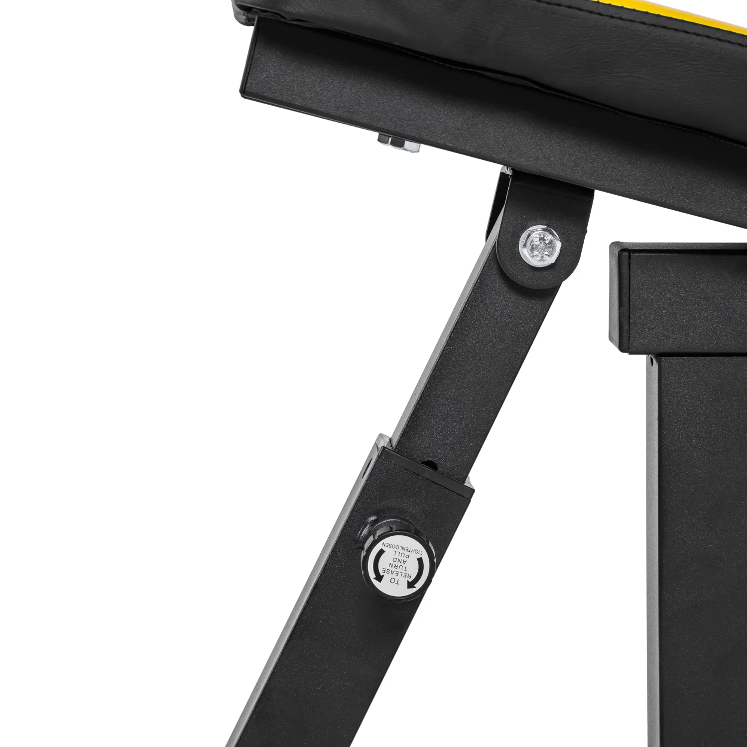 Реальное фото Скамья силовая универсальная DFC yellow DZ003Y от магазина Спортев