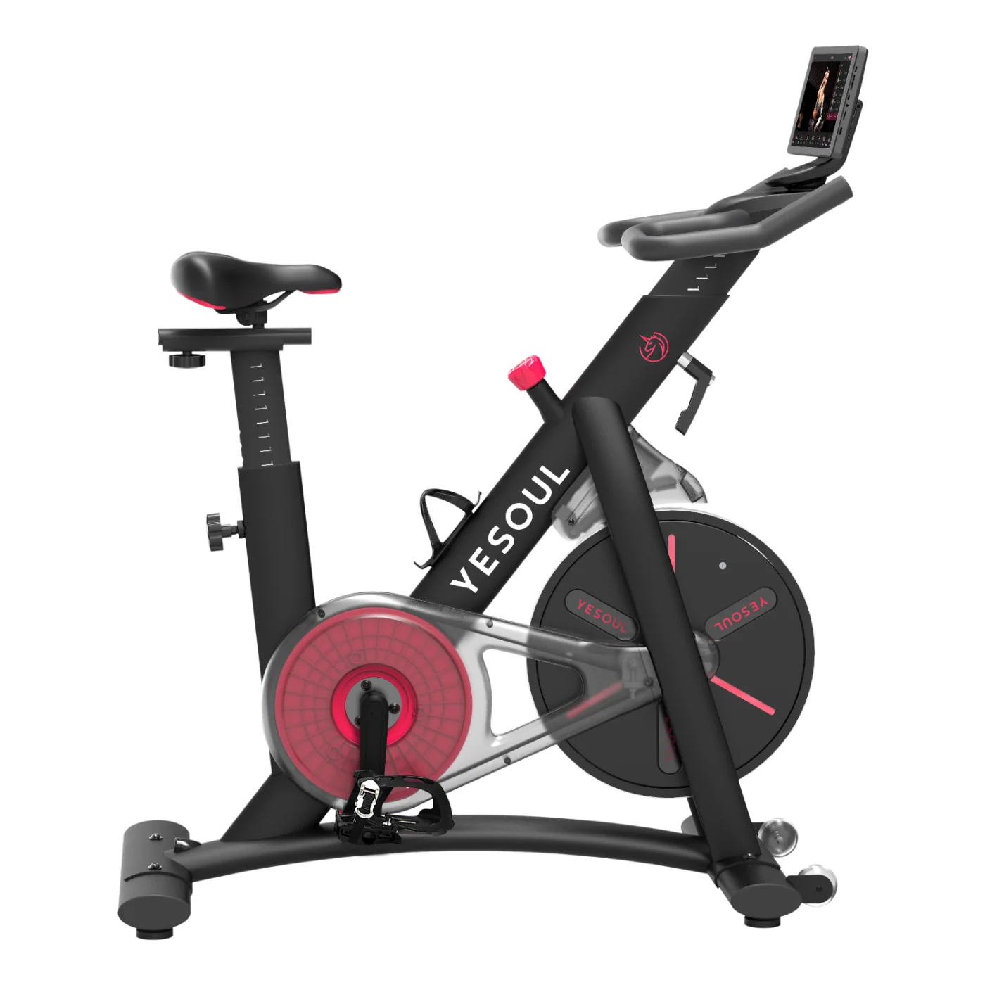 Реальное фото Велотренажер DFC Yesoul S3 PRO BLACK от магазина Спортев