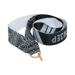 Лента для медали призер черное серебро (1-сторонняя, 25 мм)