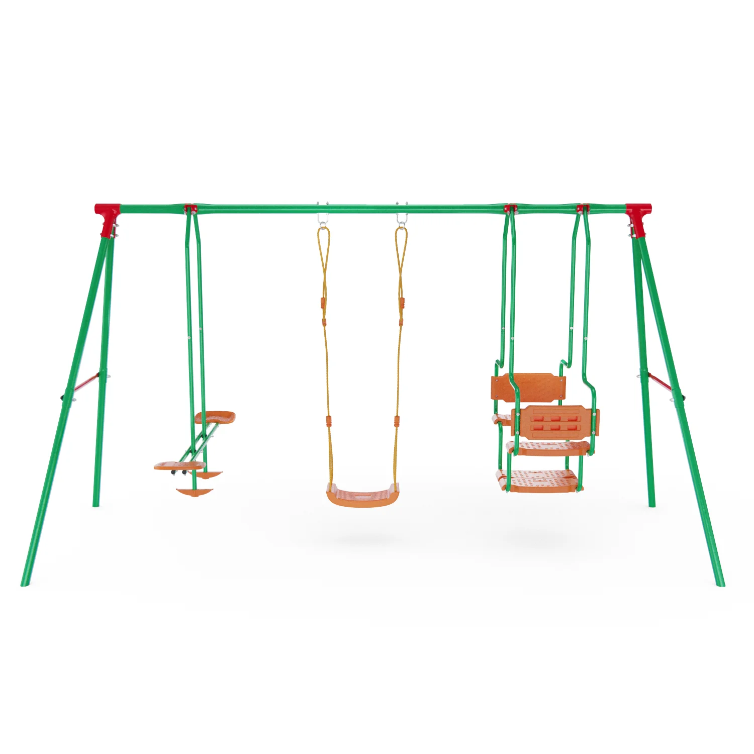 Реальное фото Качели тройные DFC SGL-01 от магазина Спортев