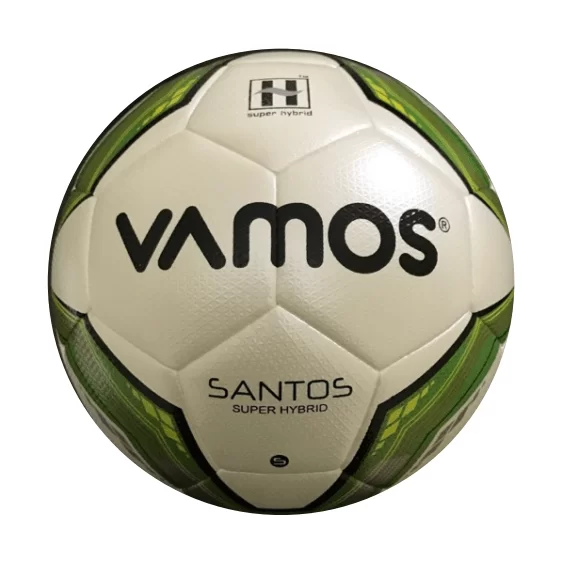 Реальное фото Мяч футбольный Vamos Santos №5 BV 1071-WKR от магазина СпортЕВ