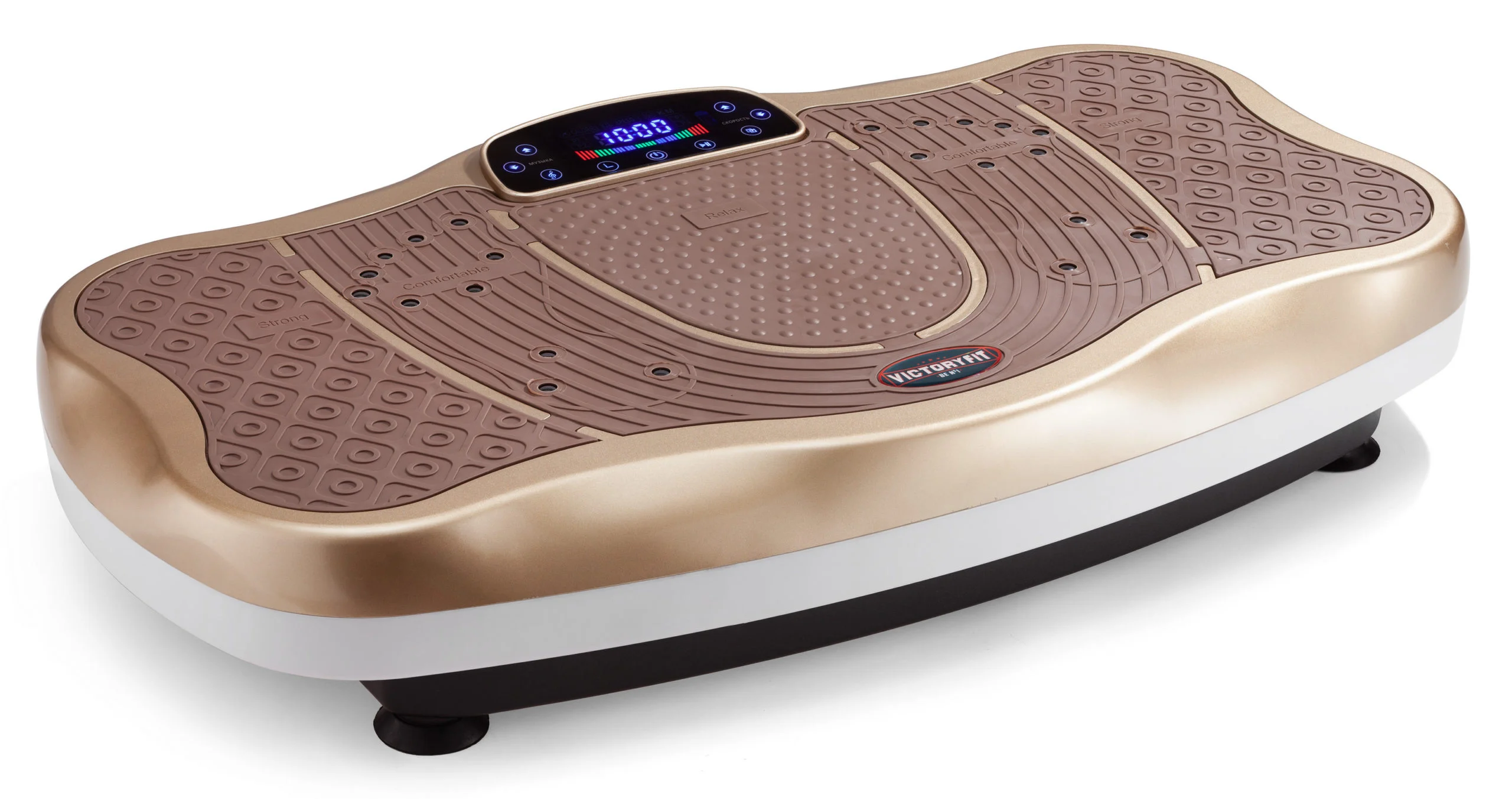 Реальное фото Виброплатформа VictoryFit VF-M620 (золото) от магазина Спортев