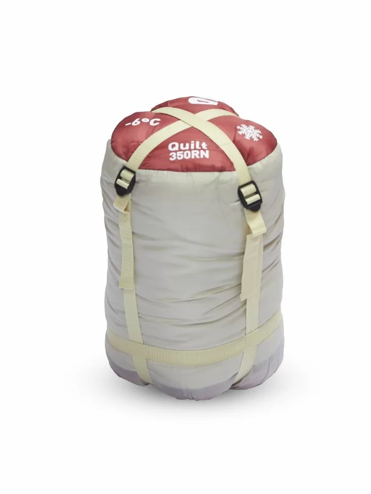 Реальное фото Спальный мешок туристический, 350 г/м2, -6 С, right, Quilt 350RN от магазина СпортЕВ